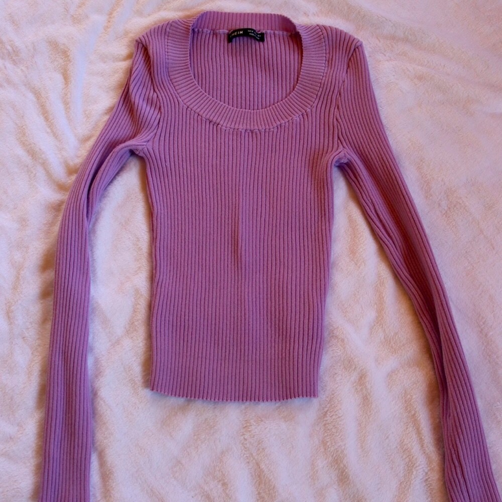 Women’s Small Ribbed Long Sleeve Top